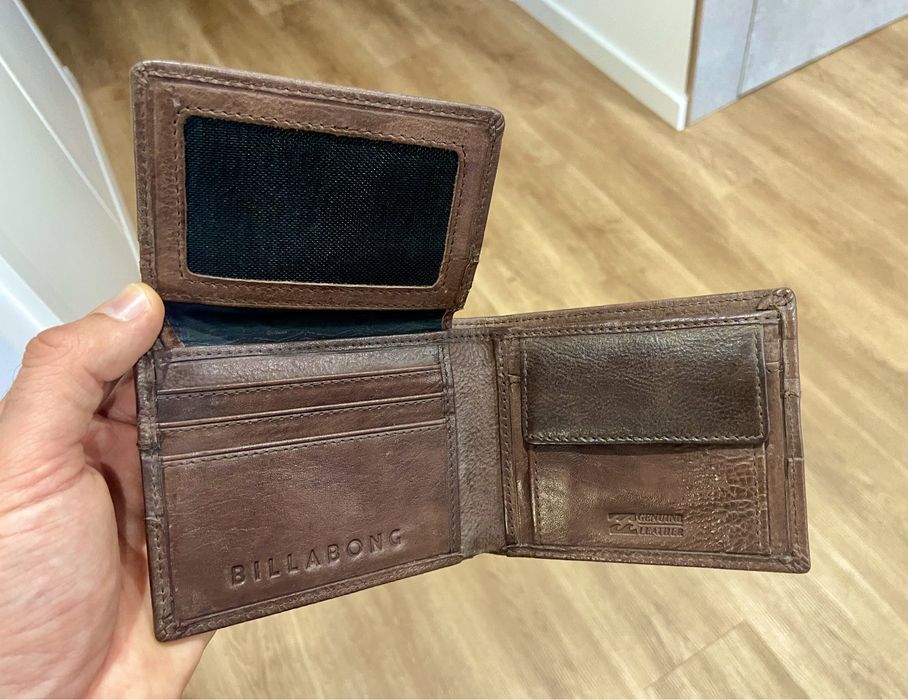 Carteira Billabong em pele