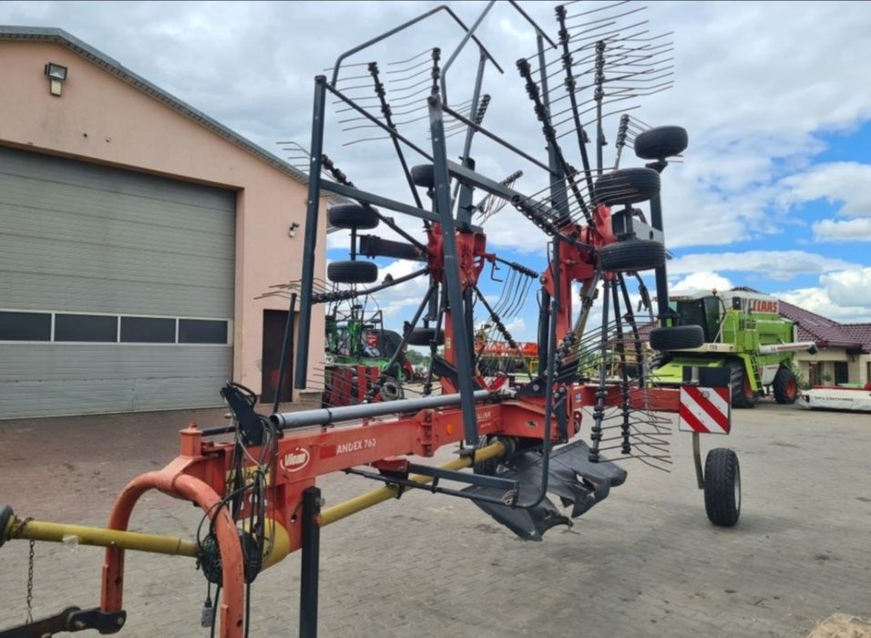 Zgrabiarka dwukaruzelowa deutz fahr 7641 vicon/kuhn/kverneland/fella