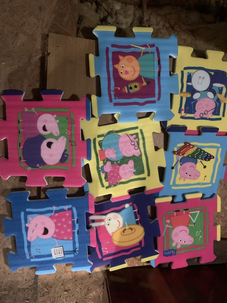 Puzzle piankowe swinka peppa