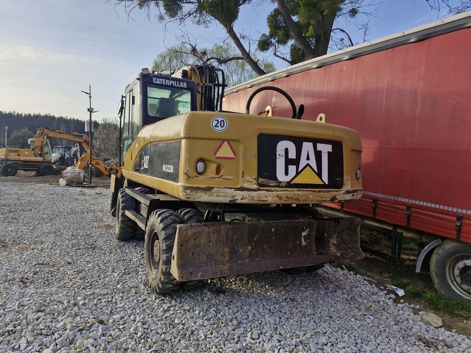 Koparka kołowa Cat 322D 318D 315D 313D podpory pług szybko złącze Oilq