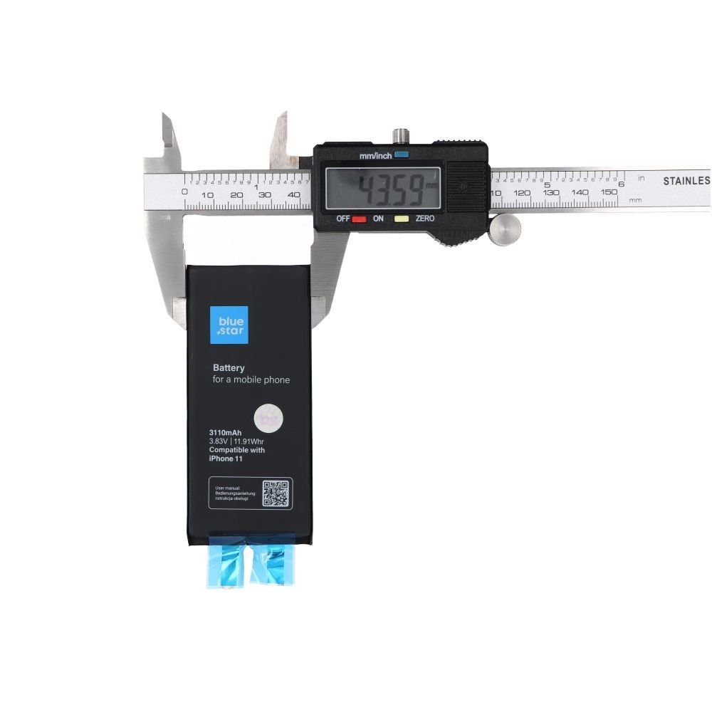 BLUE STAR HQ bateria bez BMS do IPHONE 11 3110 mAh