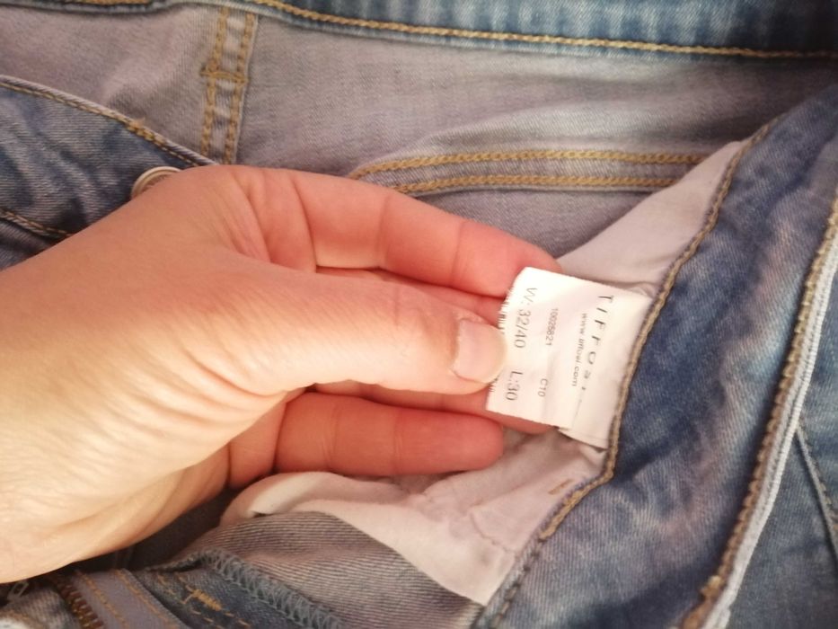 Calças de ganga Tiffosi, L 40 excelente estado, usadas 1vez!