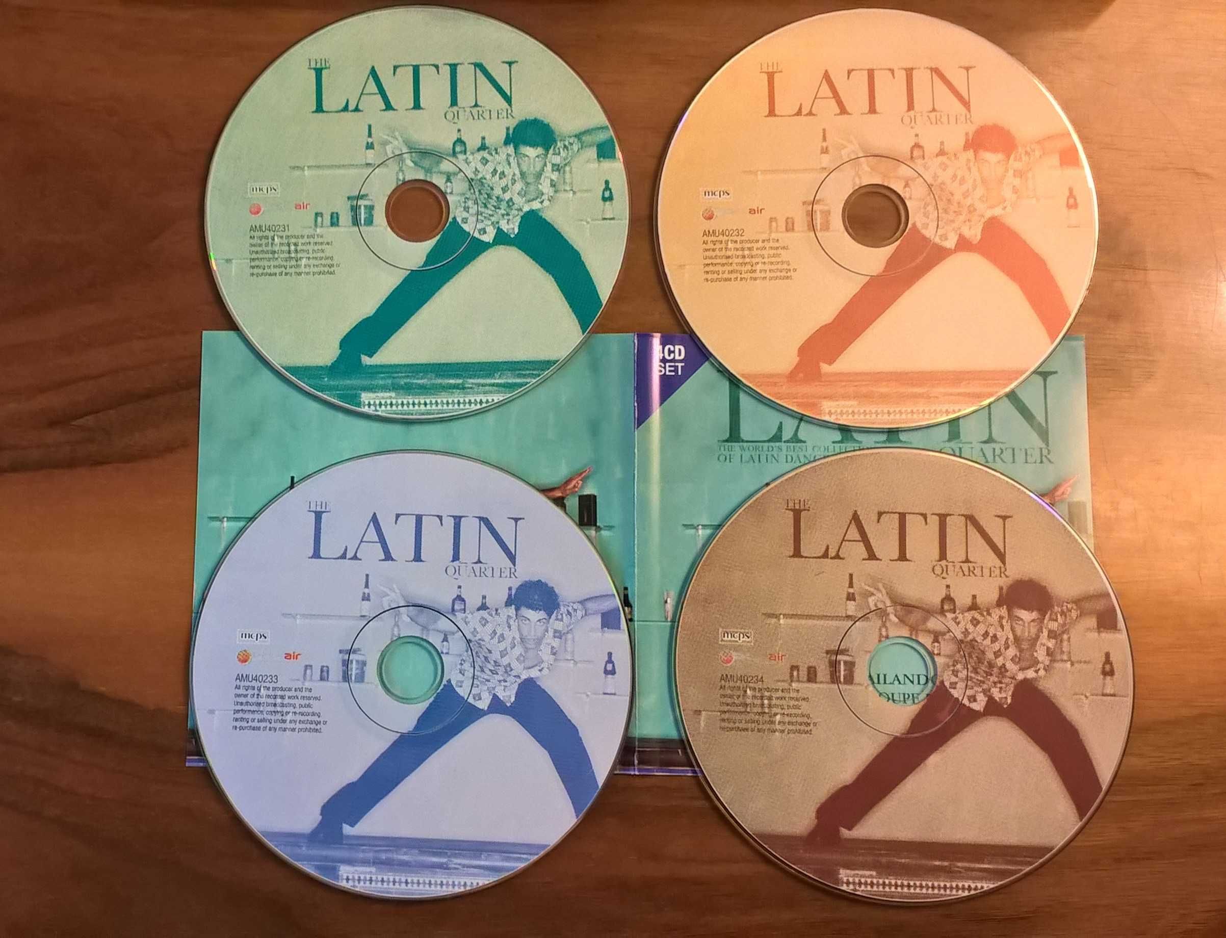 Zestaw 4 CD "The Latin Quarter" - muzyka taneczna latynoska