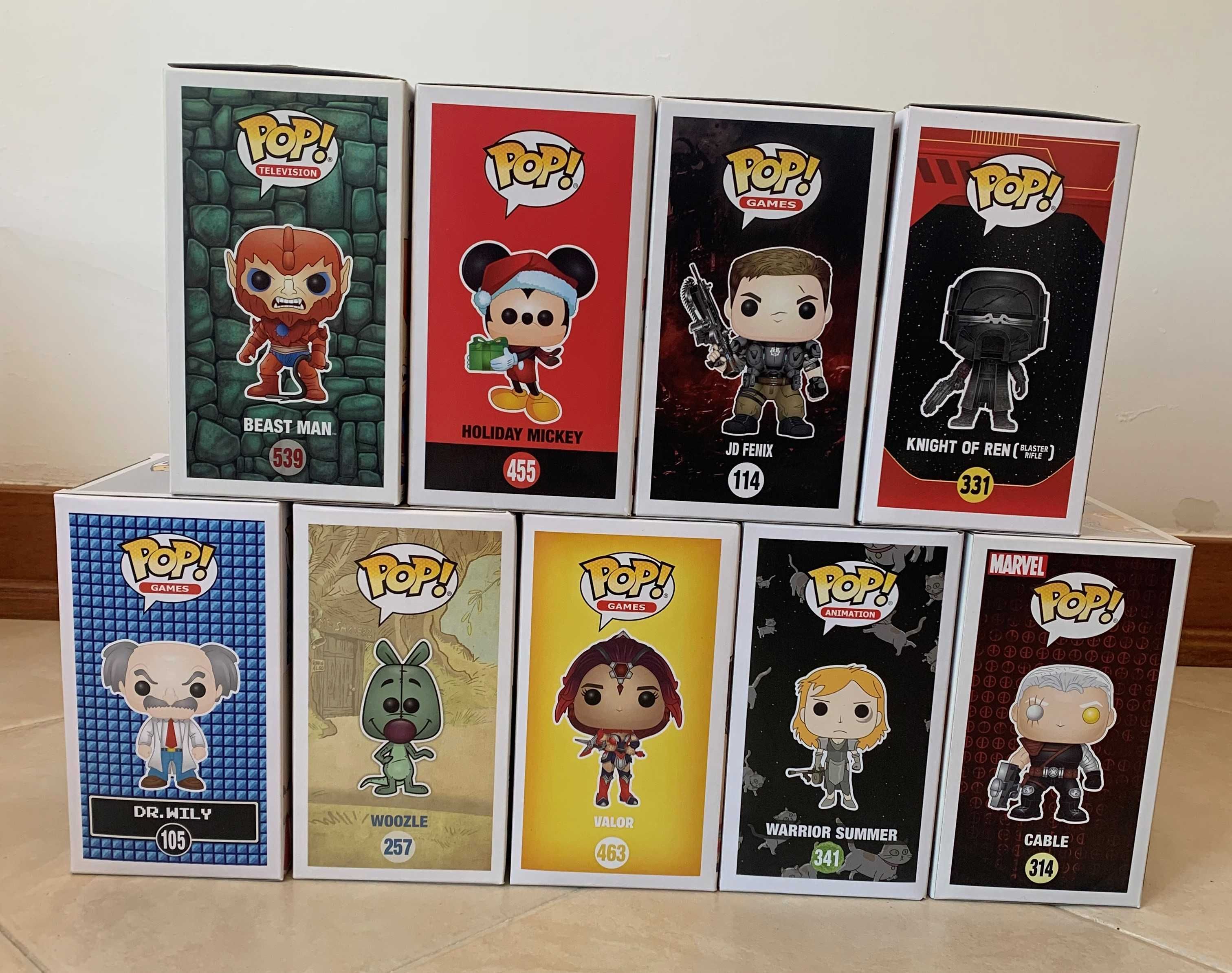 Funko Pop - vários temas (1 = 8€ / 2 ou mais = 7€ cada)