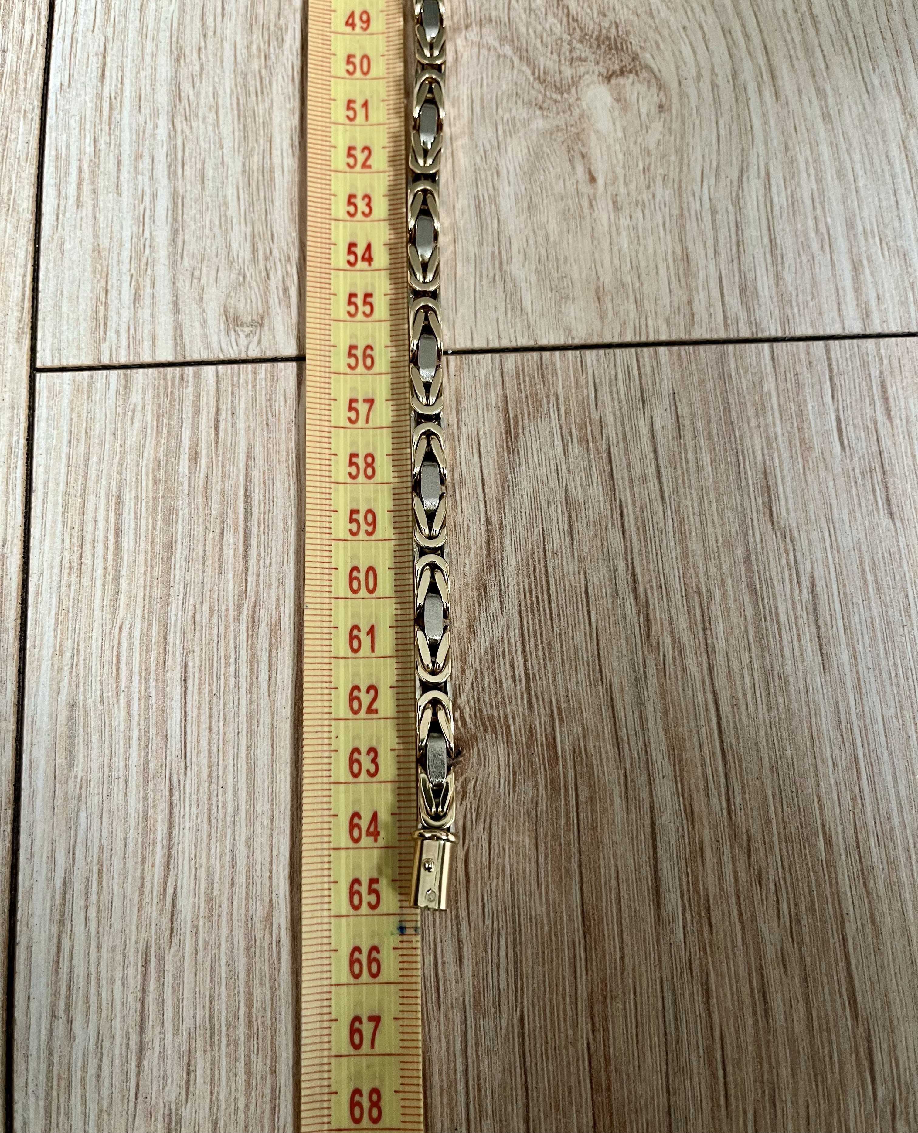 Złoto 585 łańcuch splot królewski 14k 168g
