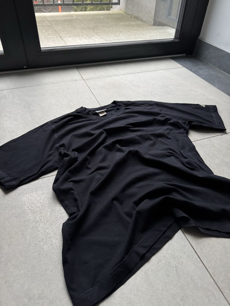 Czarna koszulka shirt adidas vintage lata 80’ 90’ 00’ bawełniana