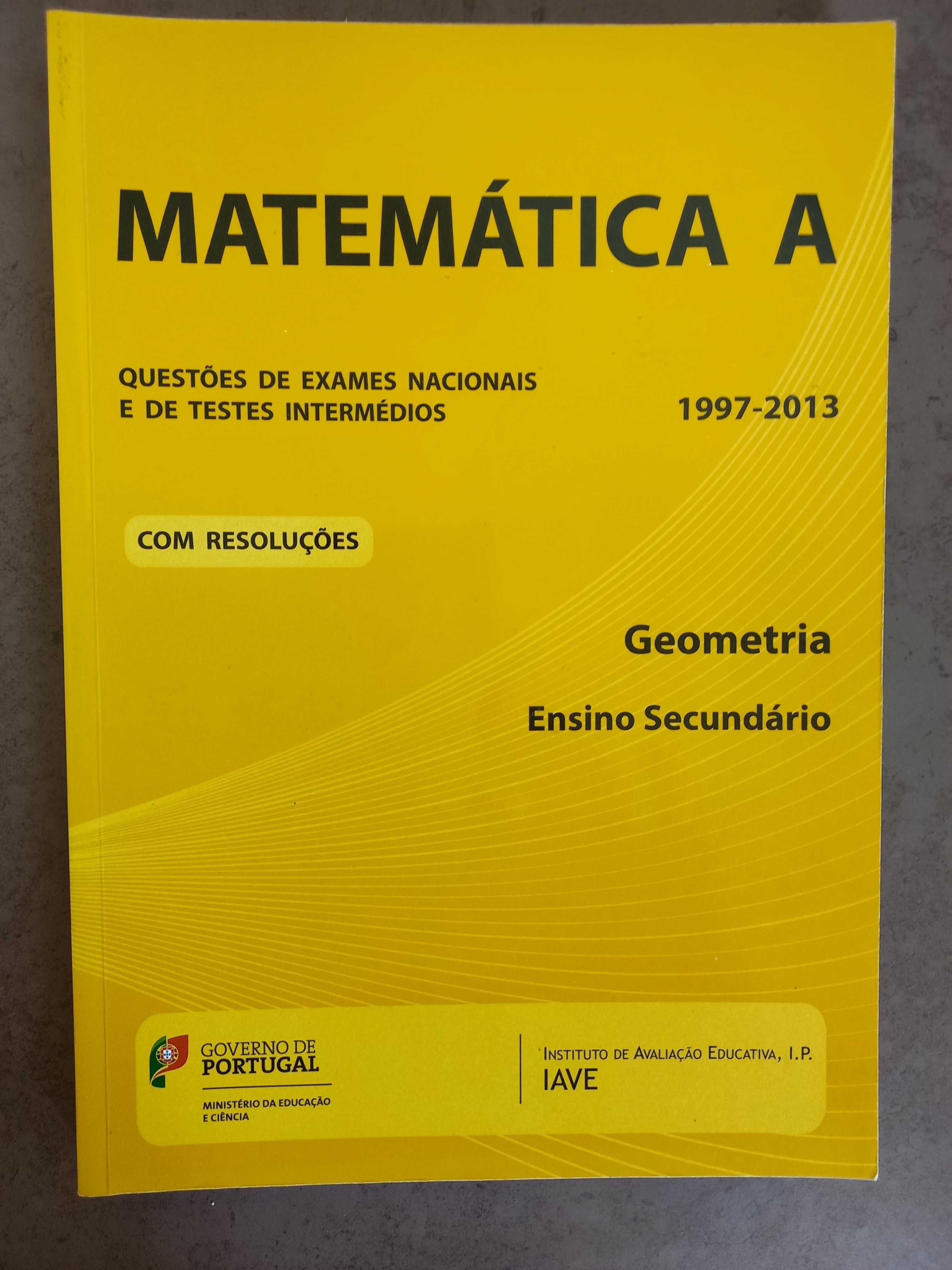 Livros de preparação para exame Matemática A