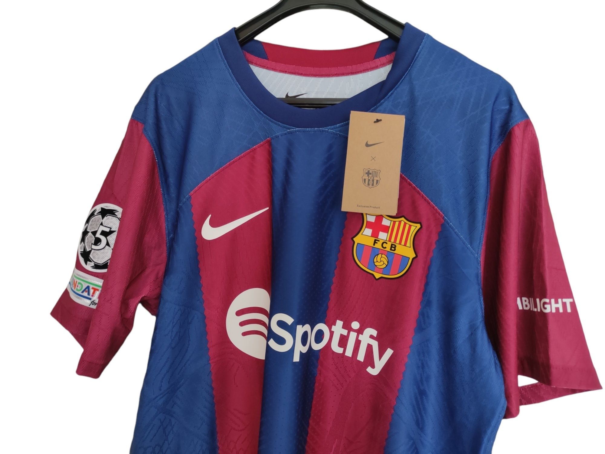 Koszulka Nike FC Barcelona 23/24 DOM Robert Lewandowski r.L Liga Mistr