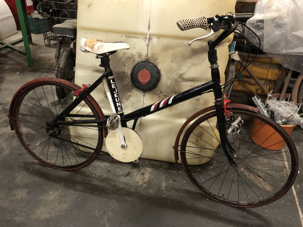Bicicleta Lejeune francesa de correia
