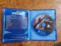 Диск с игрой "Spider-man" (человек паук) для playstation 4