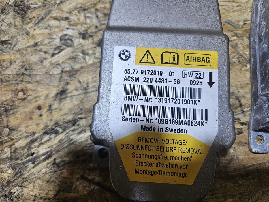 Moduł airbag Bmw E60 E61 sensor sterownik poduszek