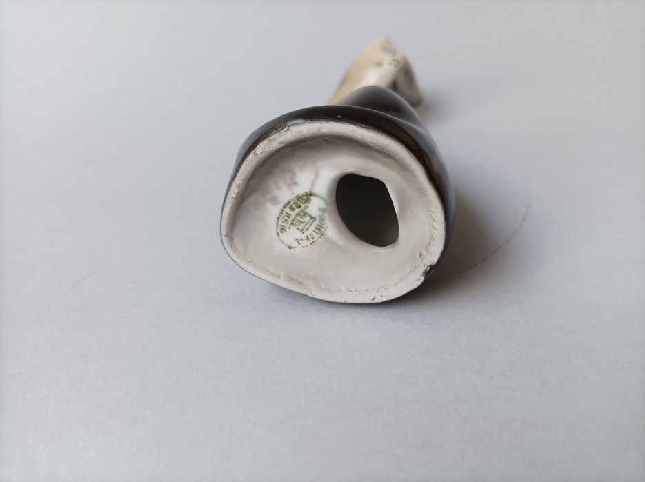 Figurka porcelanowa kot jak Ćmielów Naruszewicz new look