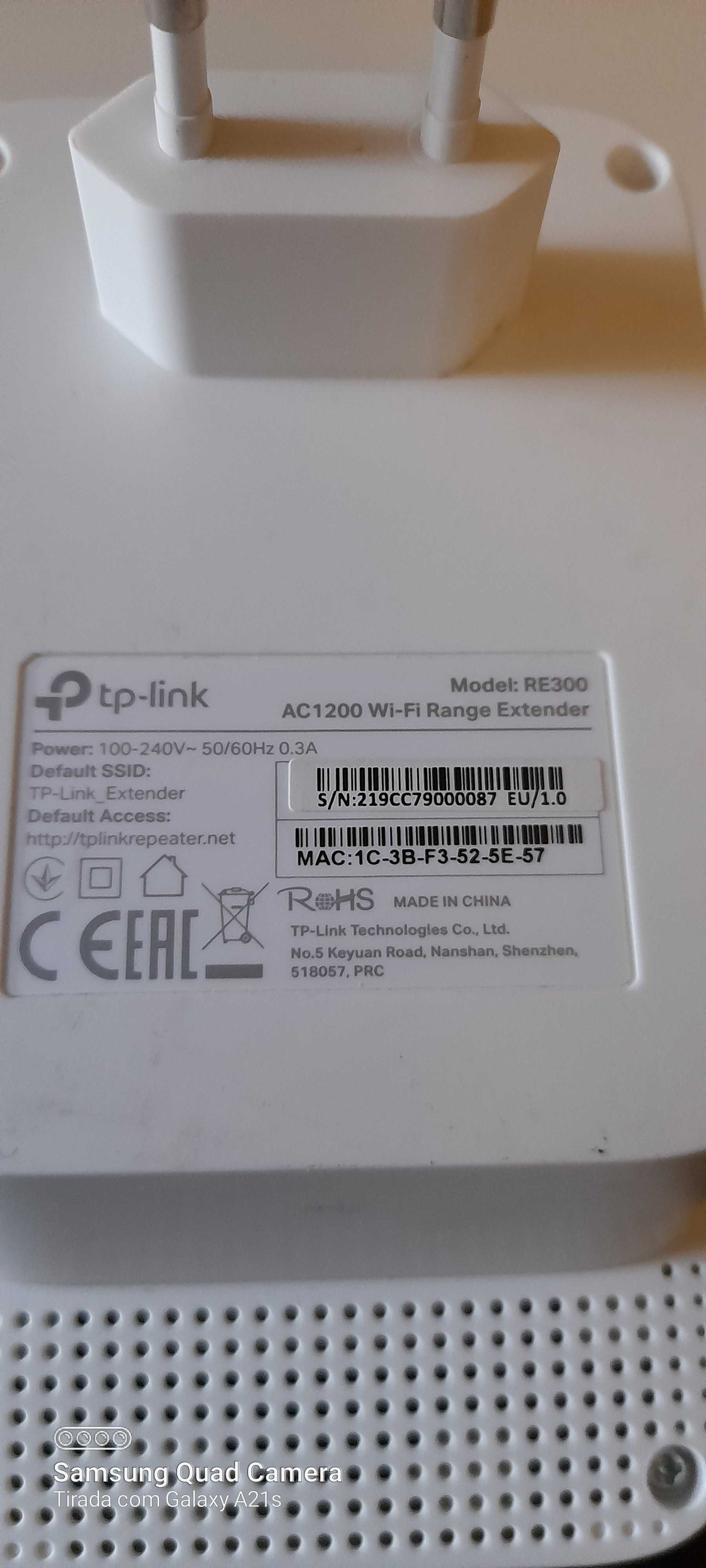 Amplificador sinal Wi Fi Tp Link