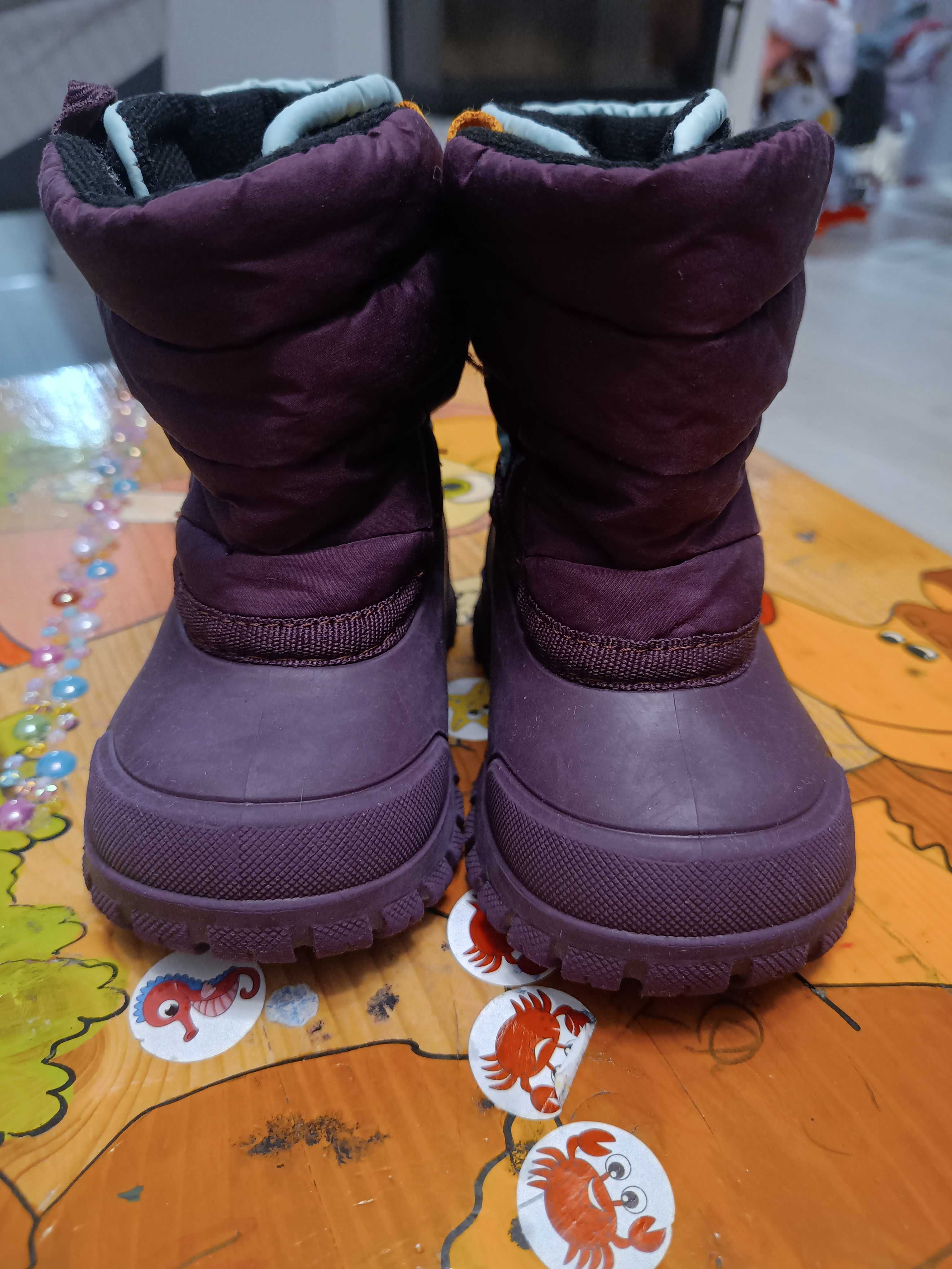 Buty zimowe śniegowce dla dzieci Lugik Warm