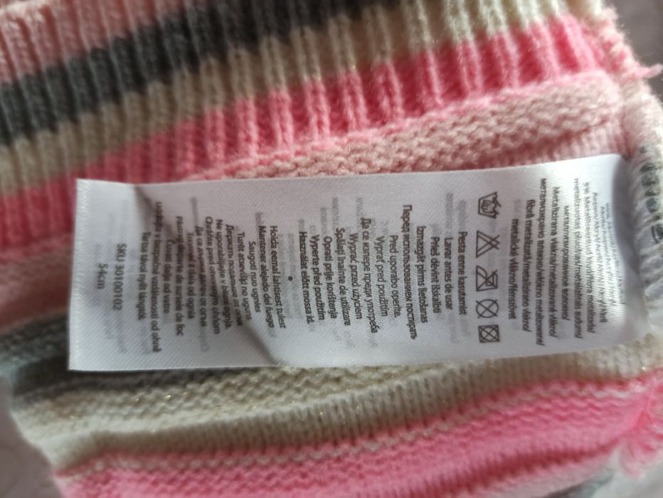 Czapka dziewczęca wiosenno jesienna