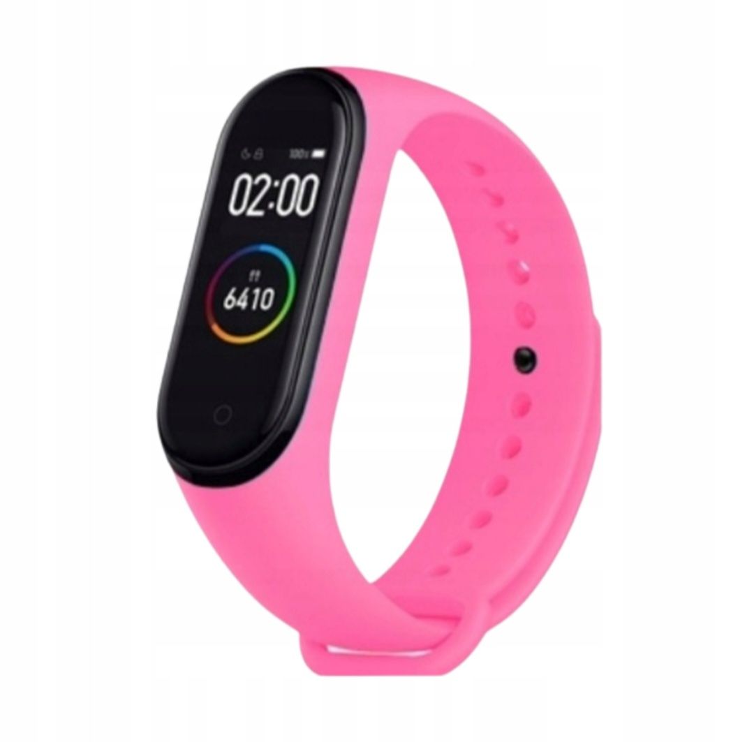 Różowy pasek do zegarka mi band 4/5/6