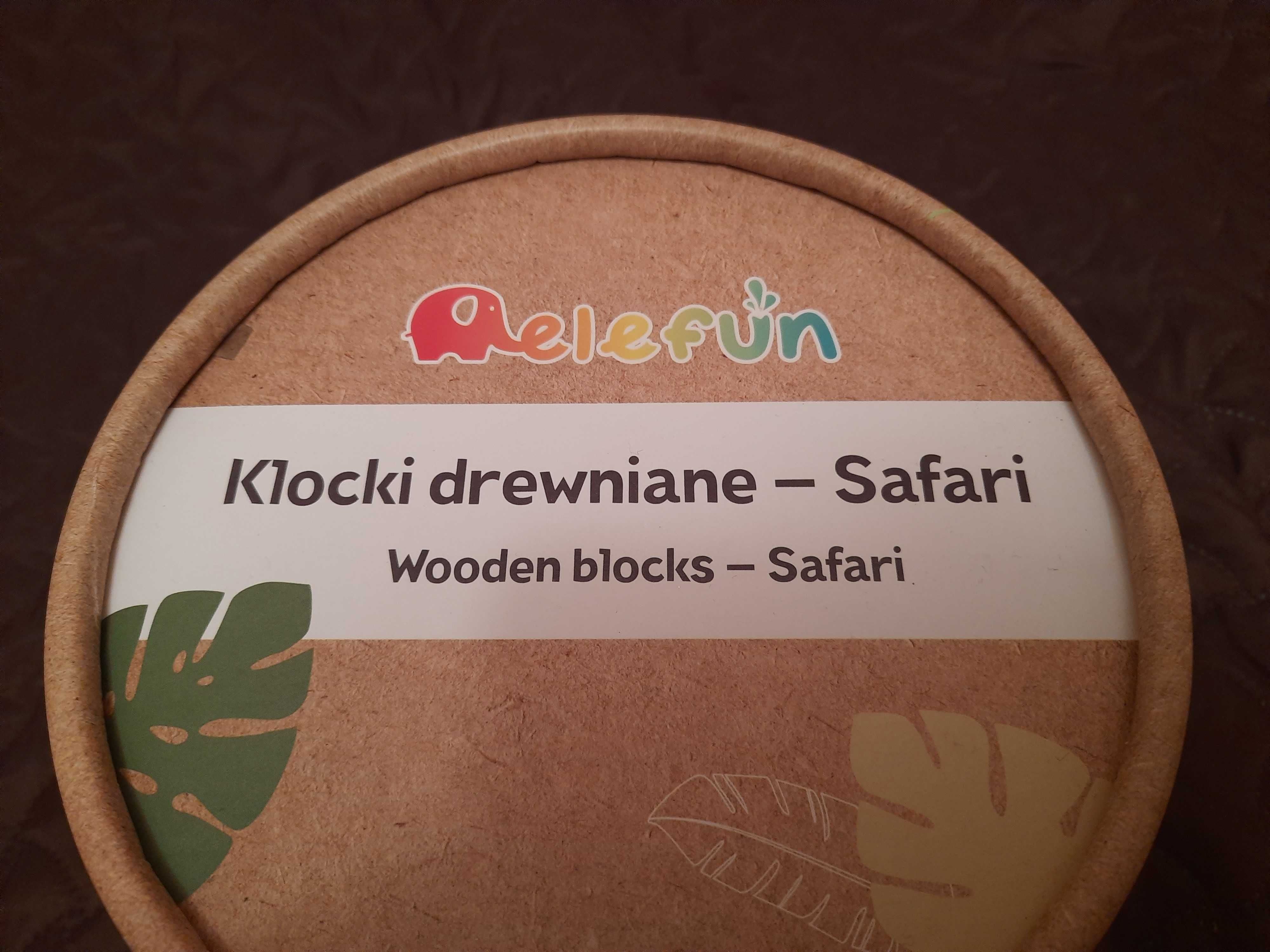 Klocki drewniane - Safari