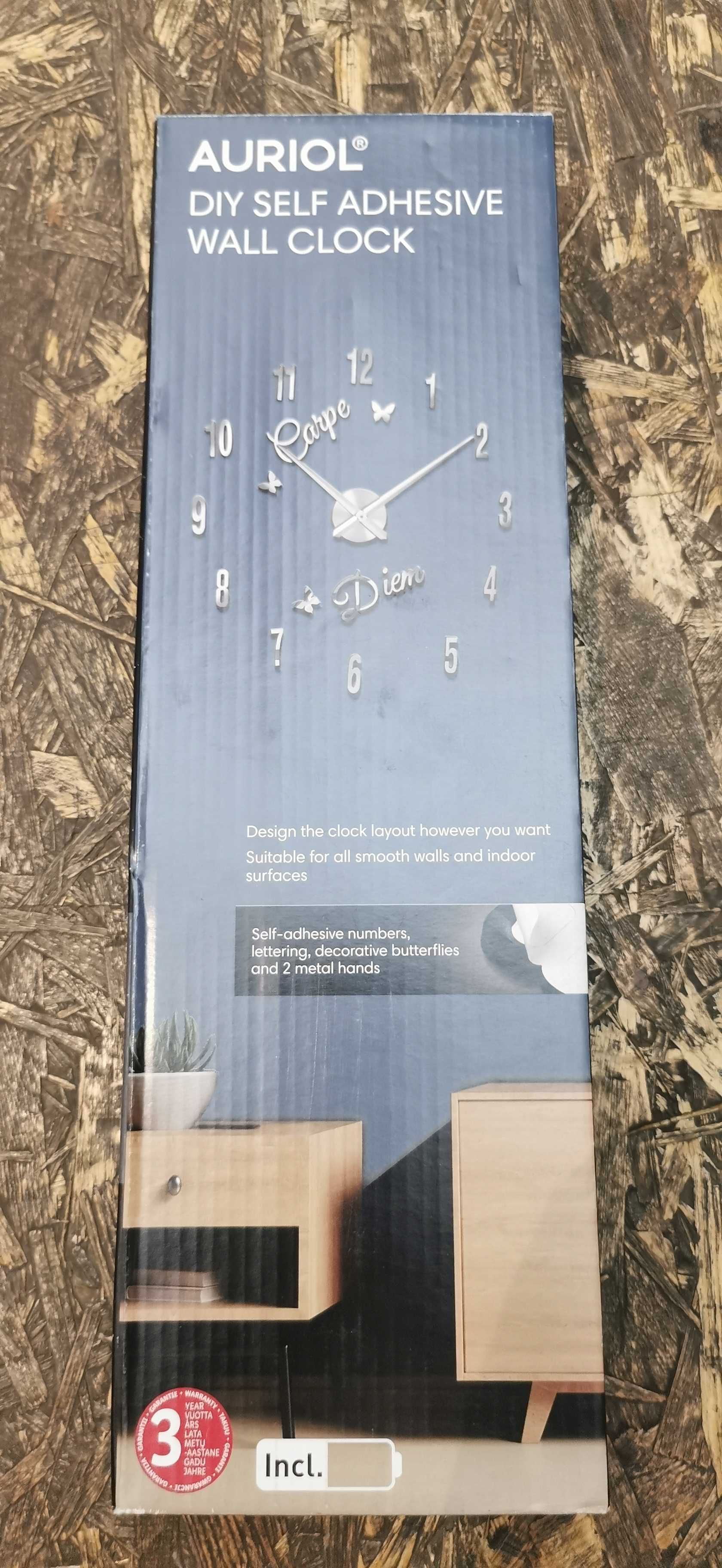 Zegar ścienny DIY 3D