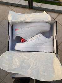 Nike Air Force 1 Low Supreme Białe 41