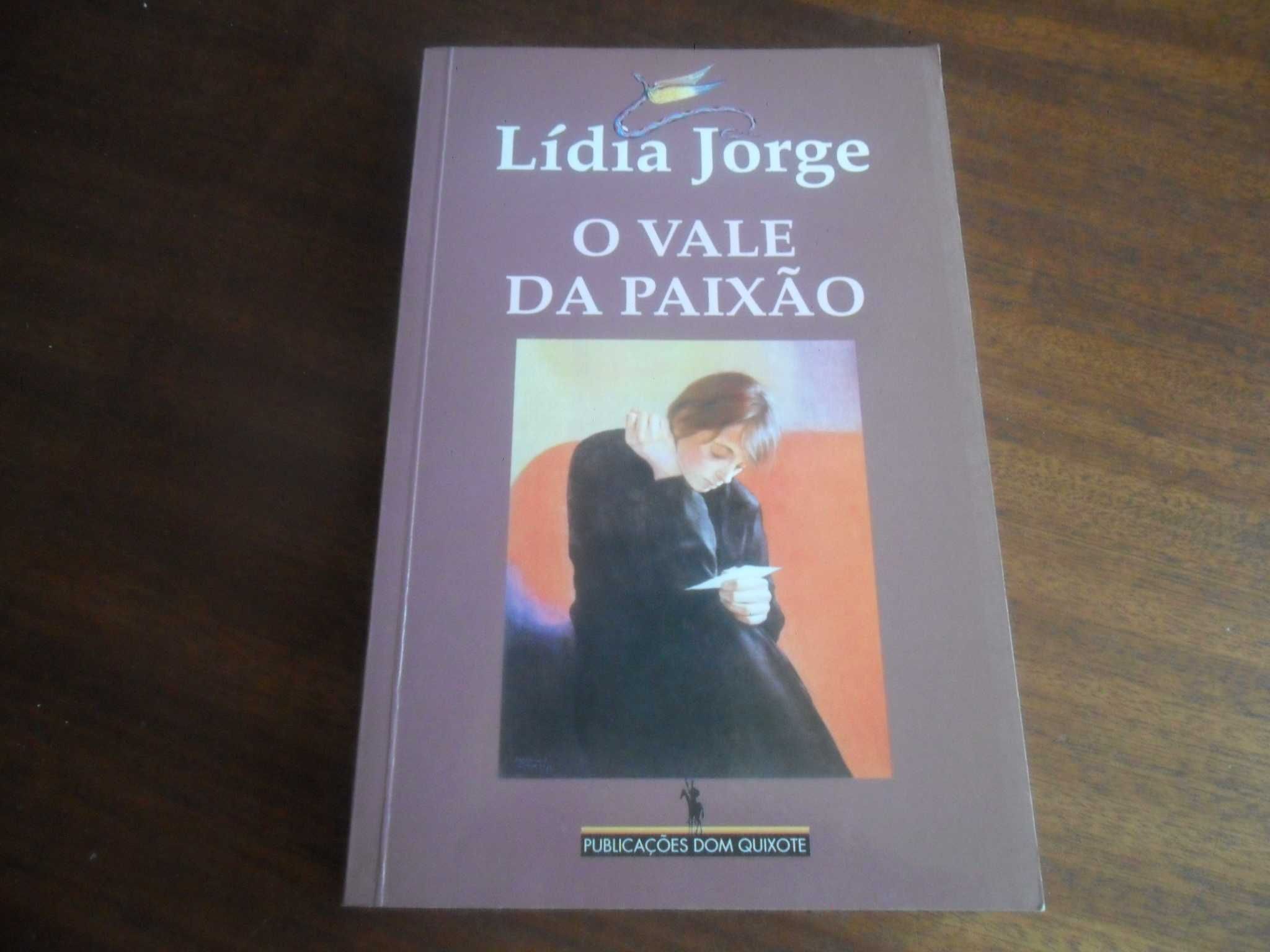 "O Vale da Paixão" de Lídia Jorge - 3ª Edição de 2001