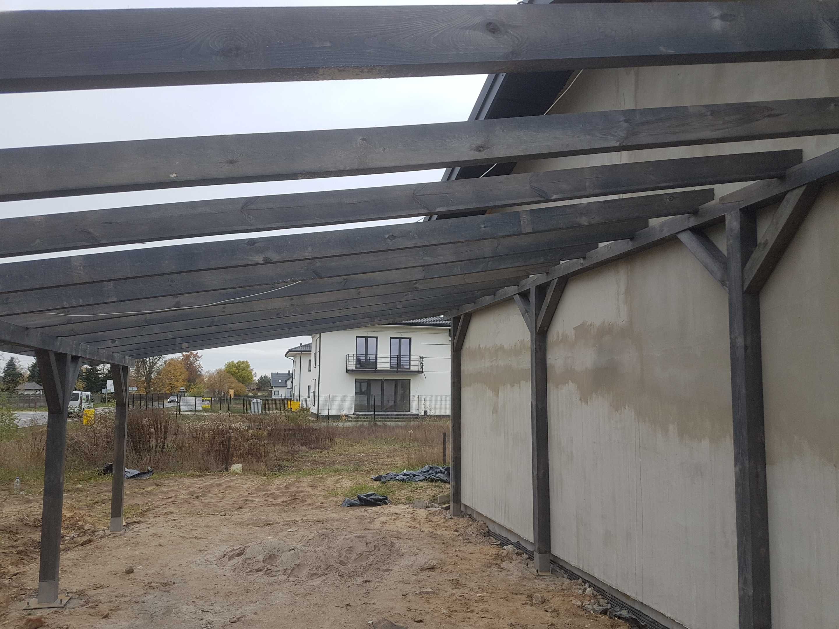 Altana Wiata Garażowa Carport 360 x 560 cm jednospadowa