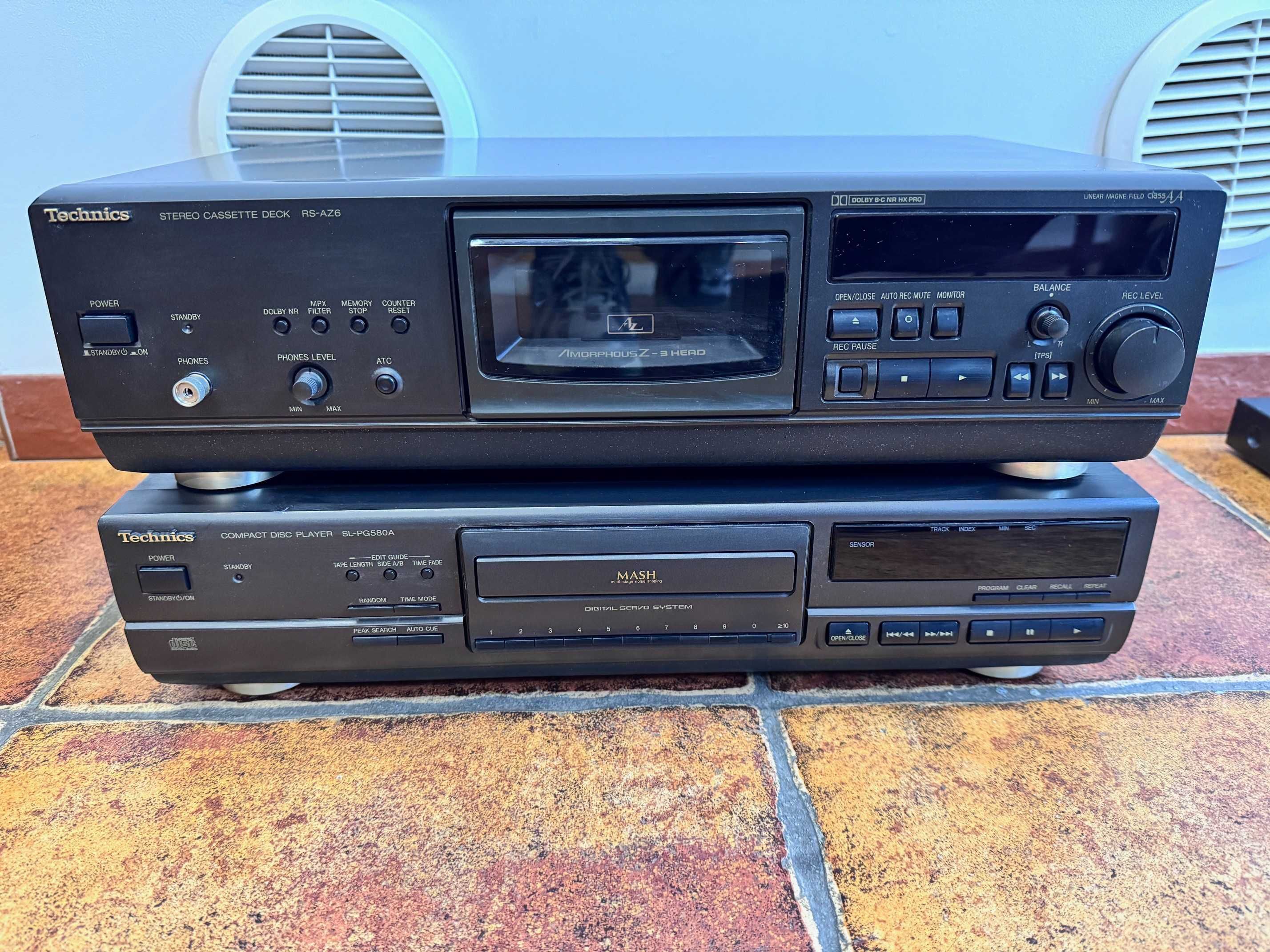 Zestaw Technics (CD, Magnetofon)