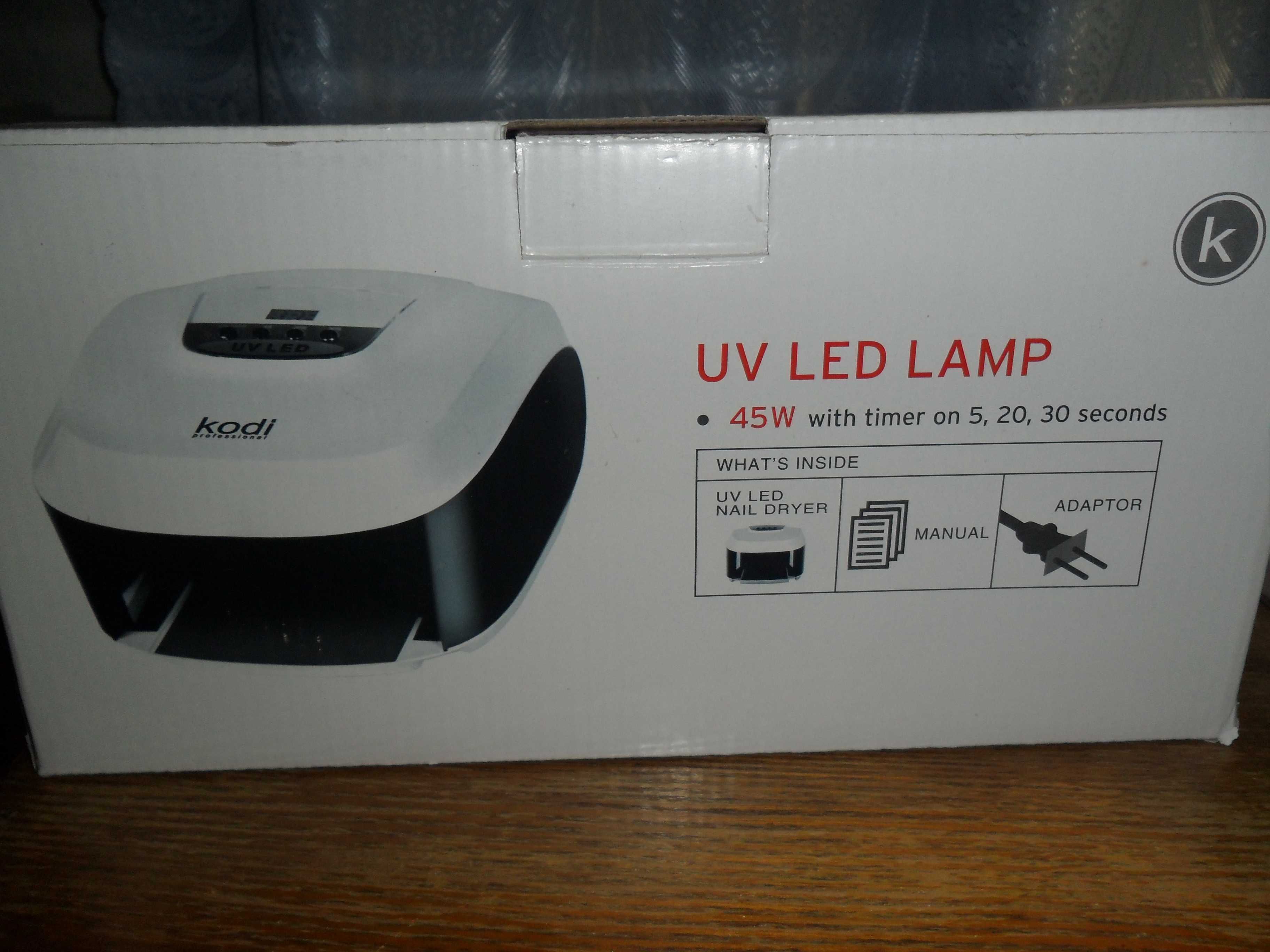 UV LED-лампа Kodi Professional для полимеризации геля НОВАЯ