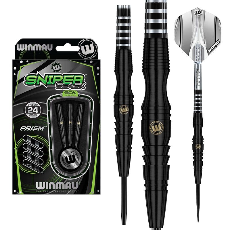 Дротики дартс Winmau Sniper Black 24 грами