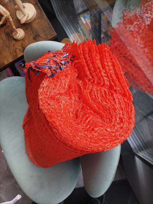 Worek raszlowy, typ W 15kg, kolor orange, na cebulę, bardzo mocne