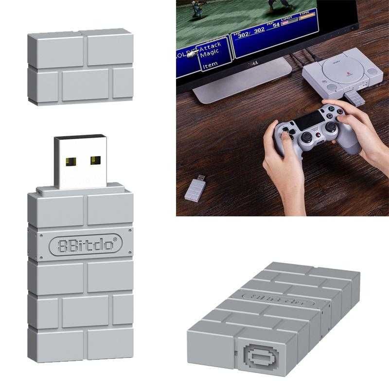 Adapter 8BitDo Nintendo Switch, PSX Mini na pady PS4 PS3 XB1 WII U