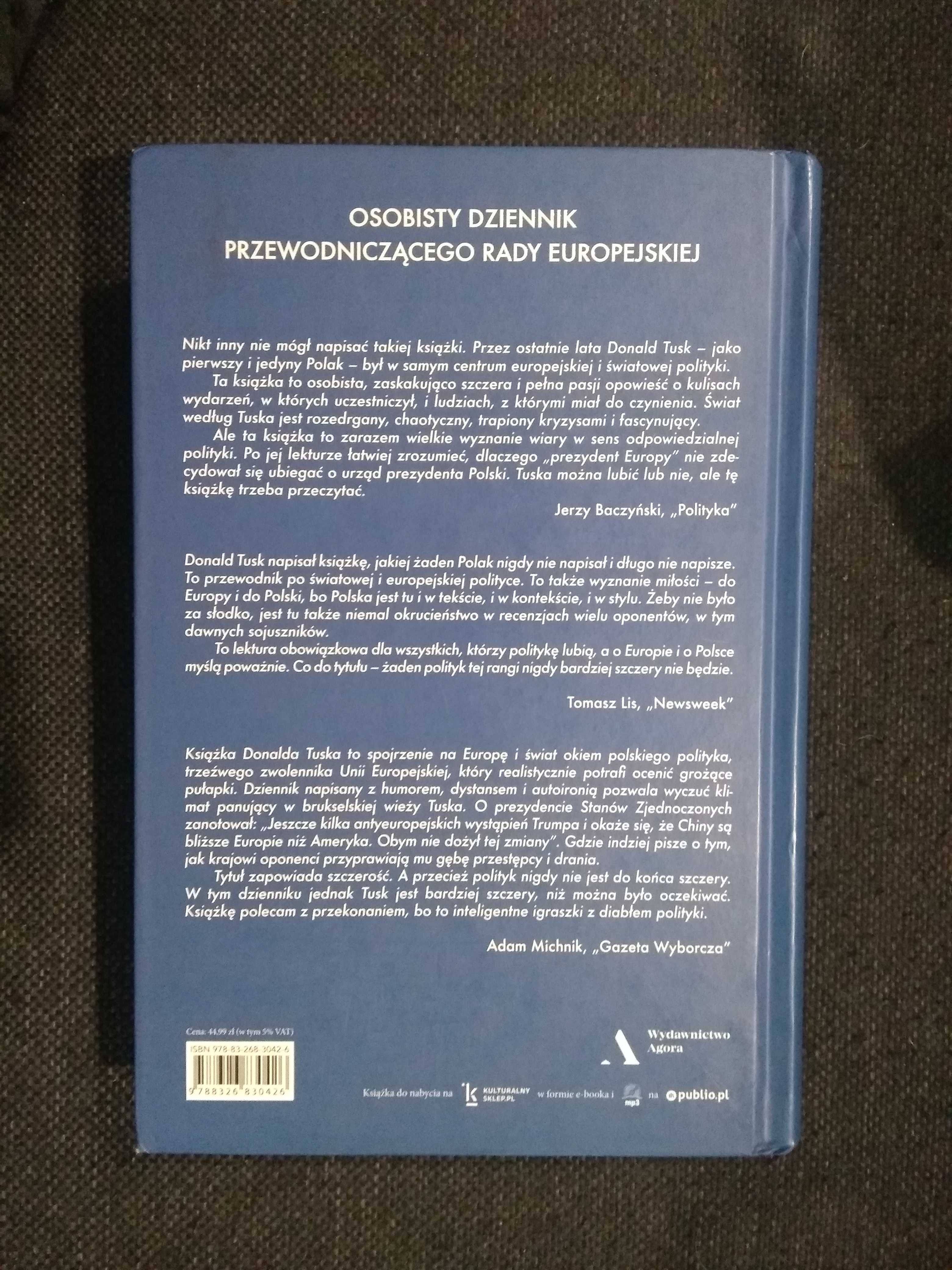 Dobra książka - Donald Tusk Szczerze (jak nowa) (B9)