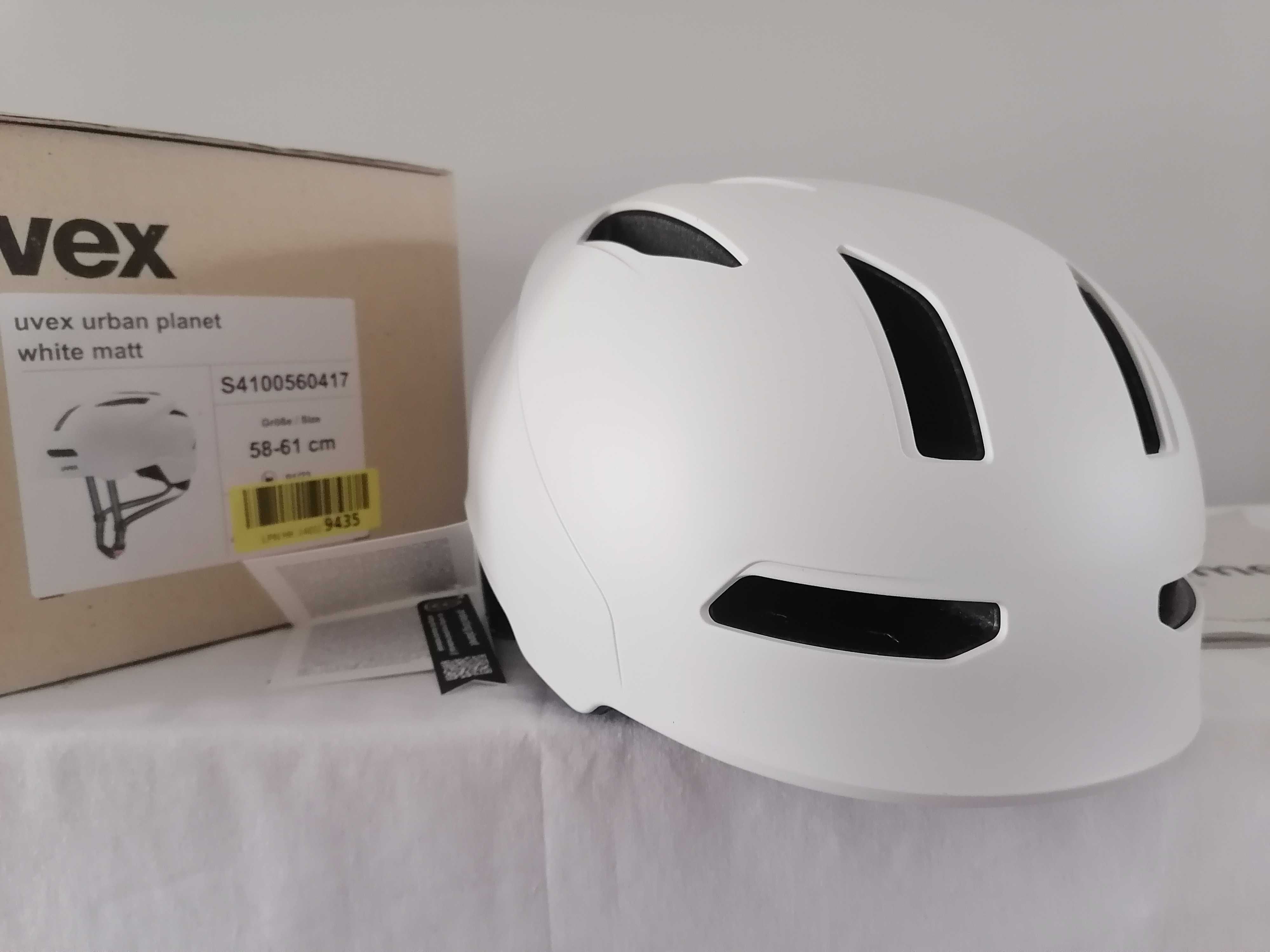 Kask rowerowy Uvex Urban Planet White Matt L 58-61cm