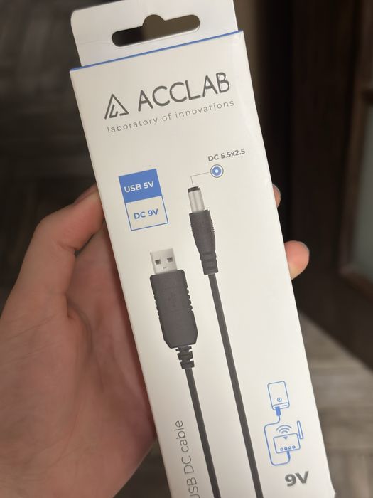 Кабель (павер до роутера) 9V