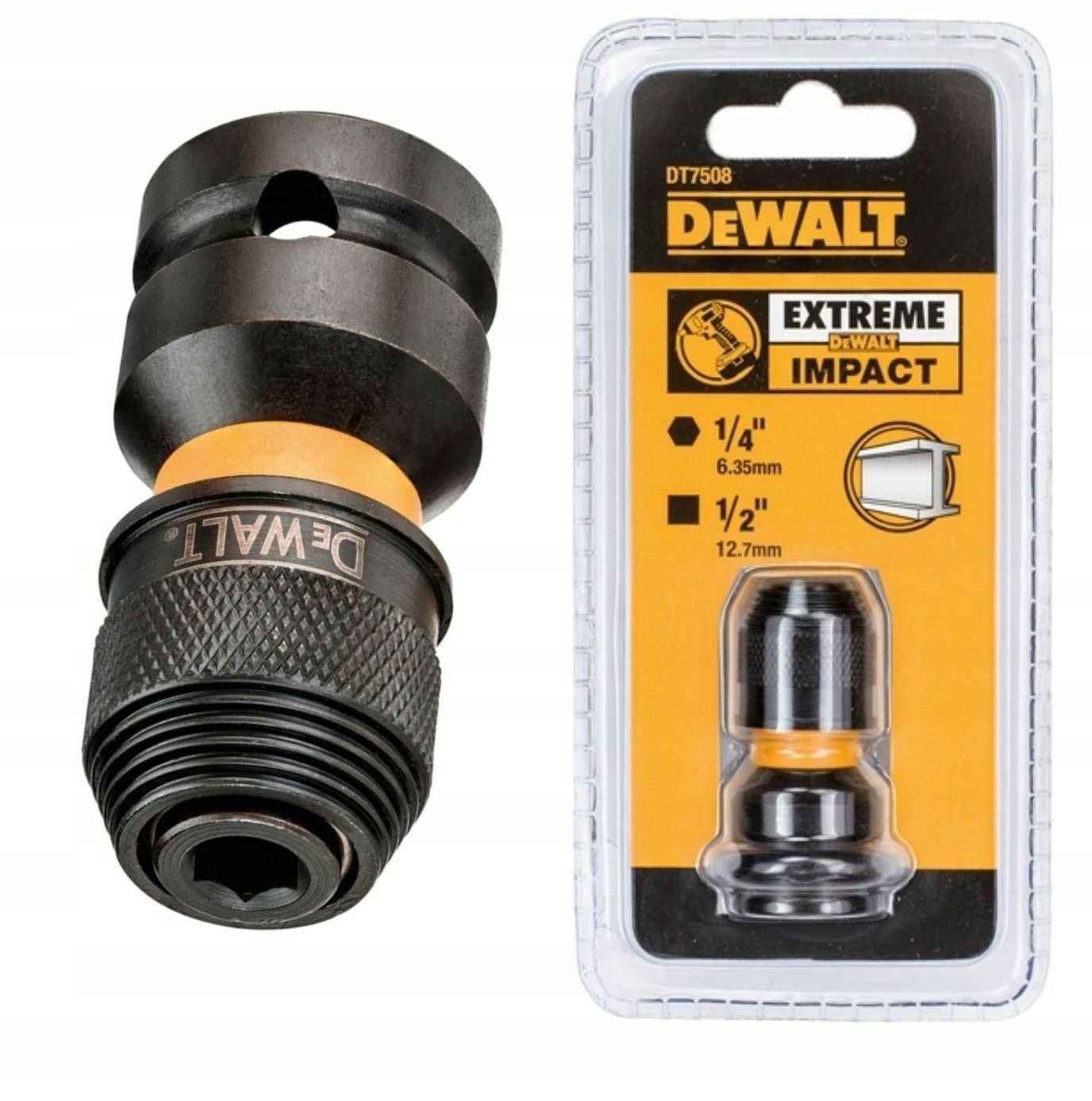 Adapter Do Klucza 1/2` Na 1/4` Dewalt