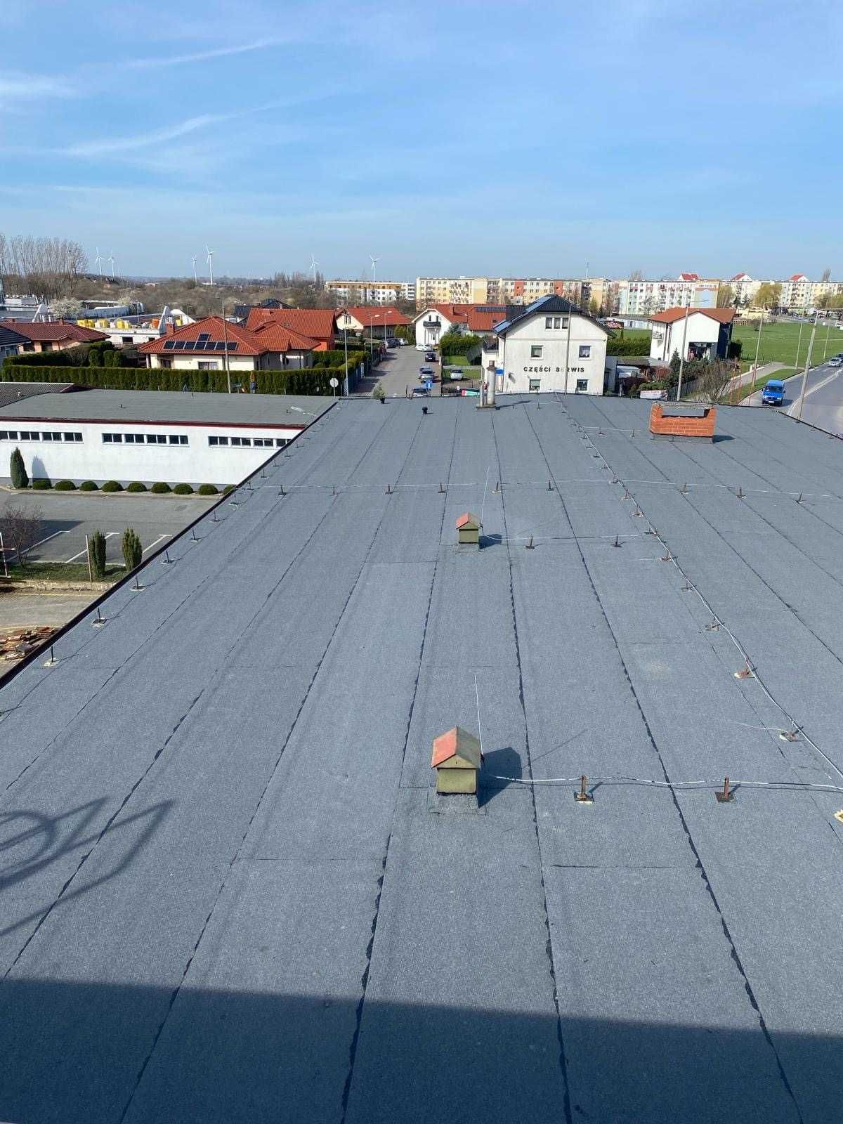 Dachy , montaż papy termozgrzewalnej , usługi dekarskie