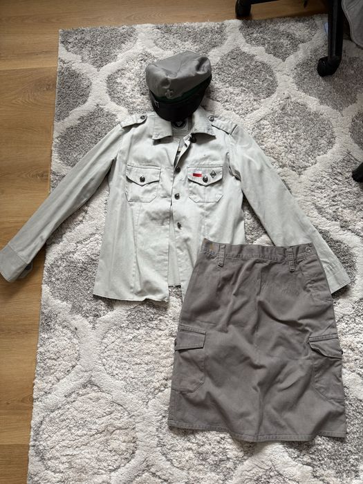 mundur harcerski damski komplet