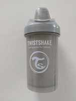 Kubek niekapek Twistshake z mikserem 300 ml szary