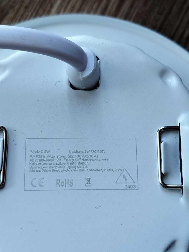 20xOprawa sufitowa LED, wpuszczana, reflektor, spot