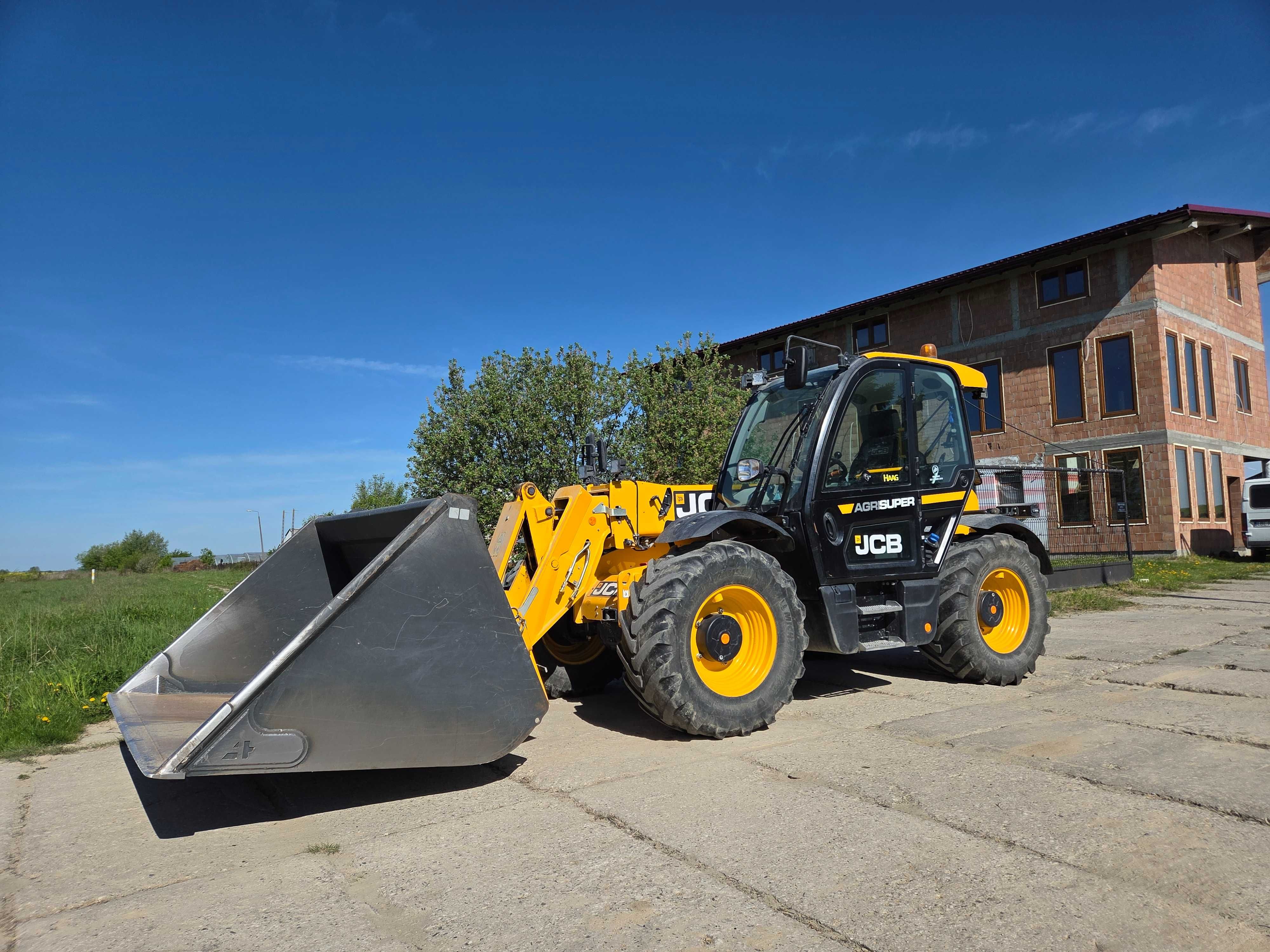 Ładowarka teleskopowa JCB 532-70 [ Łyżka krokodyl ] Manitou CAT