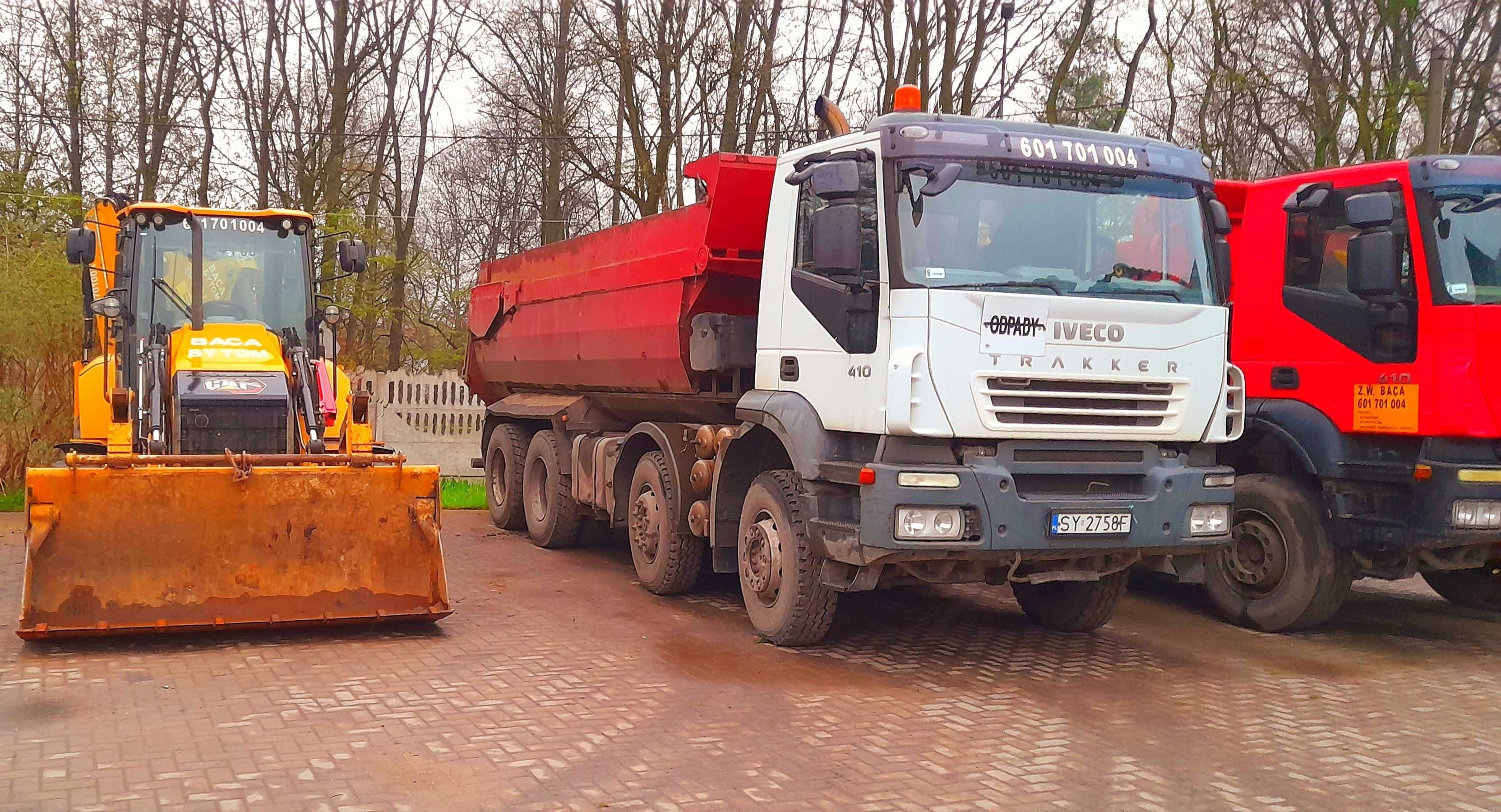 Wywóz Gruzu, ziemi -Transport