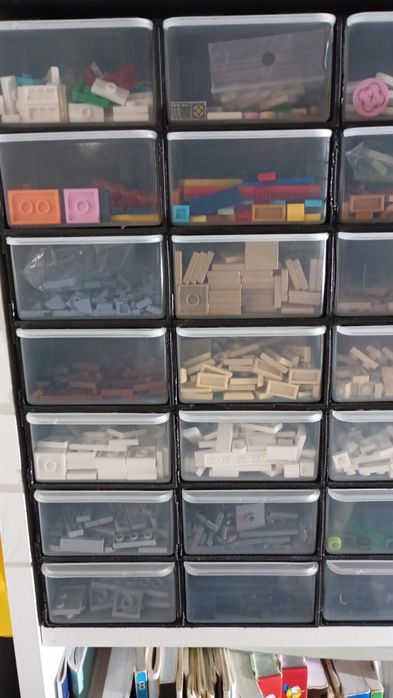 Klocki LEGO mix z szufladkami