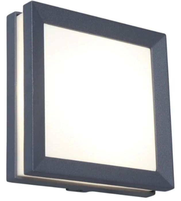 LUTEC SEINE Kinkiet ogrodowych  LED SZARY