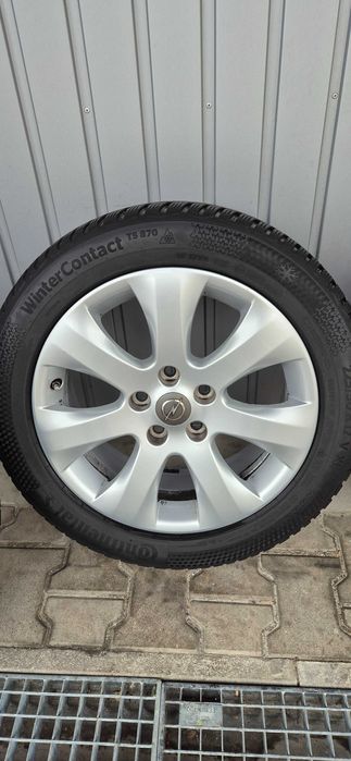 Oryginalne koła Opel Astra J Zafira C 5x15 R17!Opony zimowe!Czujniki!