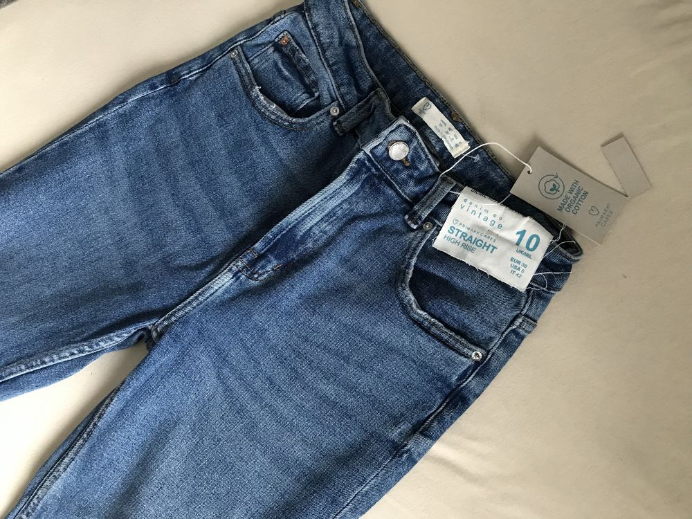 Primark jeansy wysoki stan 38