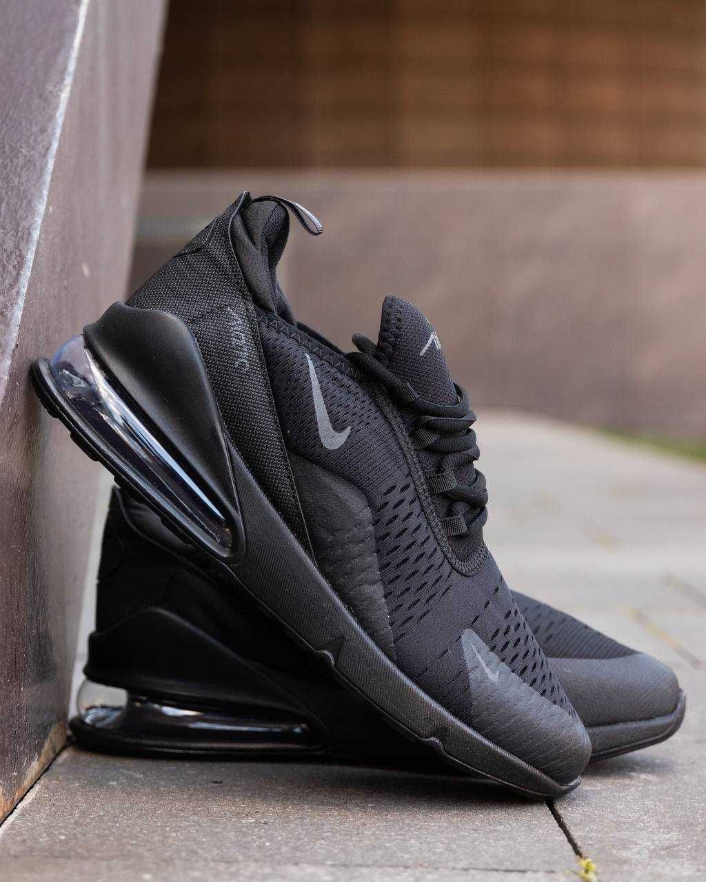 Чоловічі кросівки Nike Air Max 270 чорний NK044 НОВИЗНА