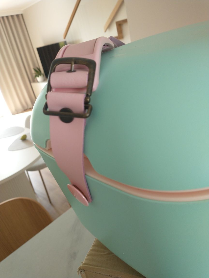 Nowa Lodówka turystyczna Polarbox Retro turkus + pudrowy róż 12L Hit!
