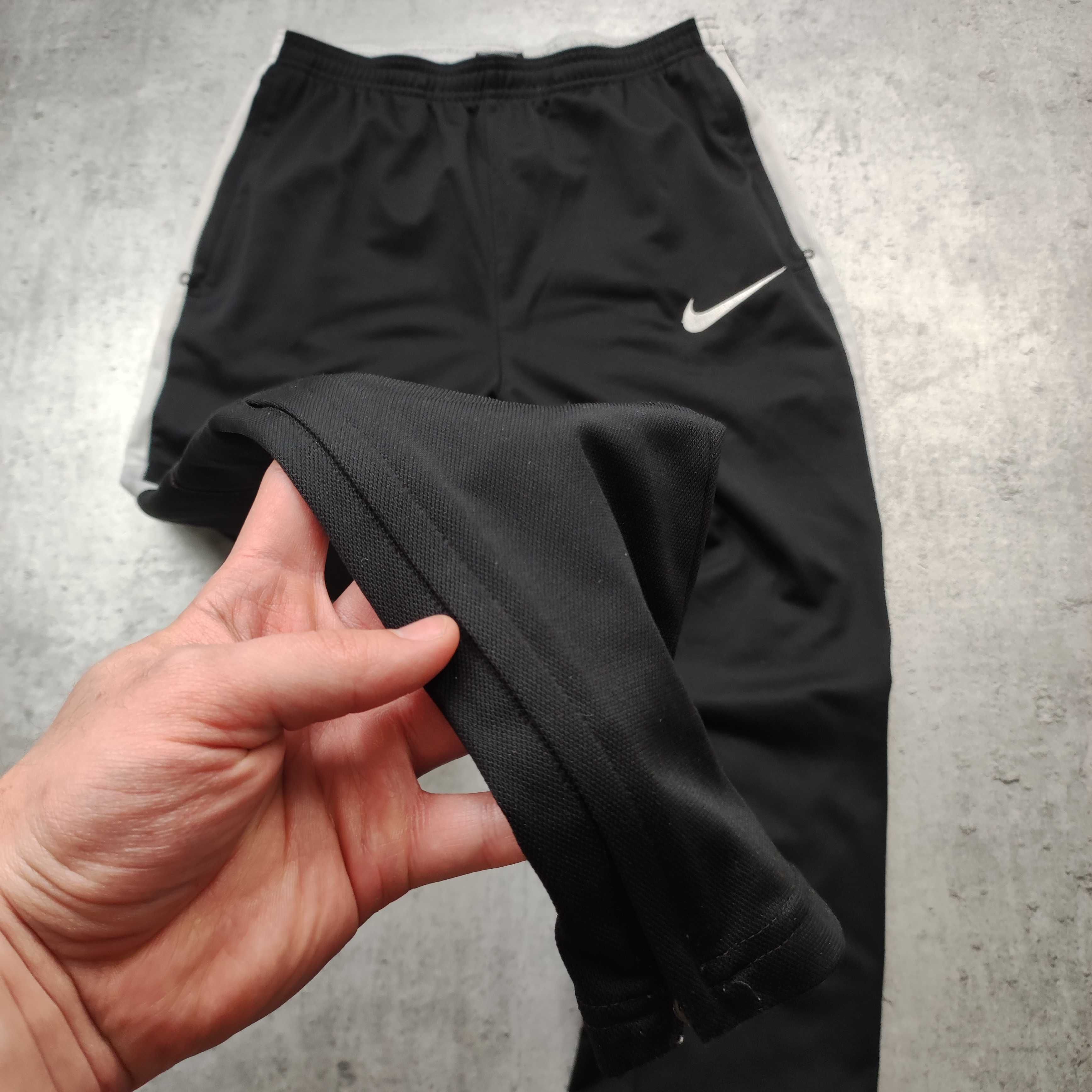 MĘSKIE Dresy Sportowe Joggery Spodnie Śliskie Treningowe Nike Suwak