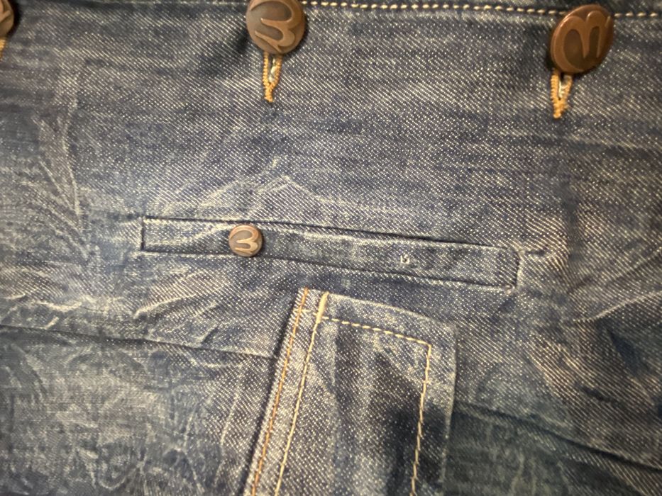 Denim by Wissmach rozm 38 damska kurtka jeansowa dżinsowa „gnieciona”
