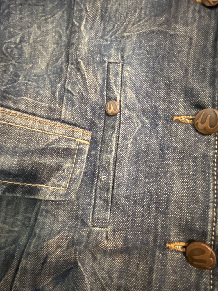 Denim by Wissmach rozm 38 damska kurtka jeansowa dżinsowa „gnieciona”