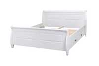Łóżko białe 160x200 sosnowe drewniane RUDOLF - WYPRZEDAŻ !!